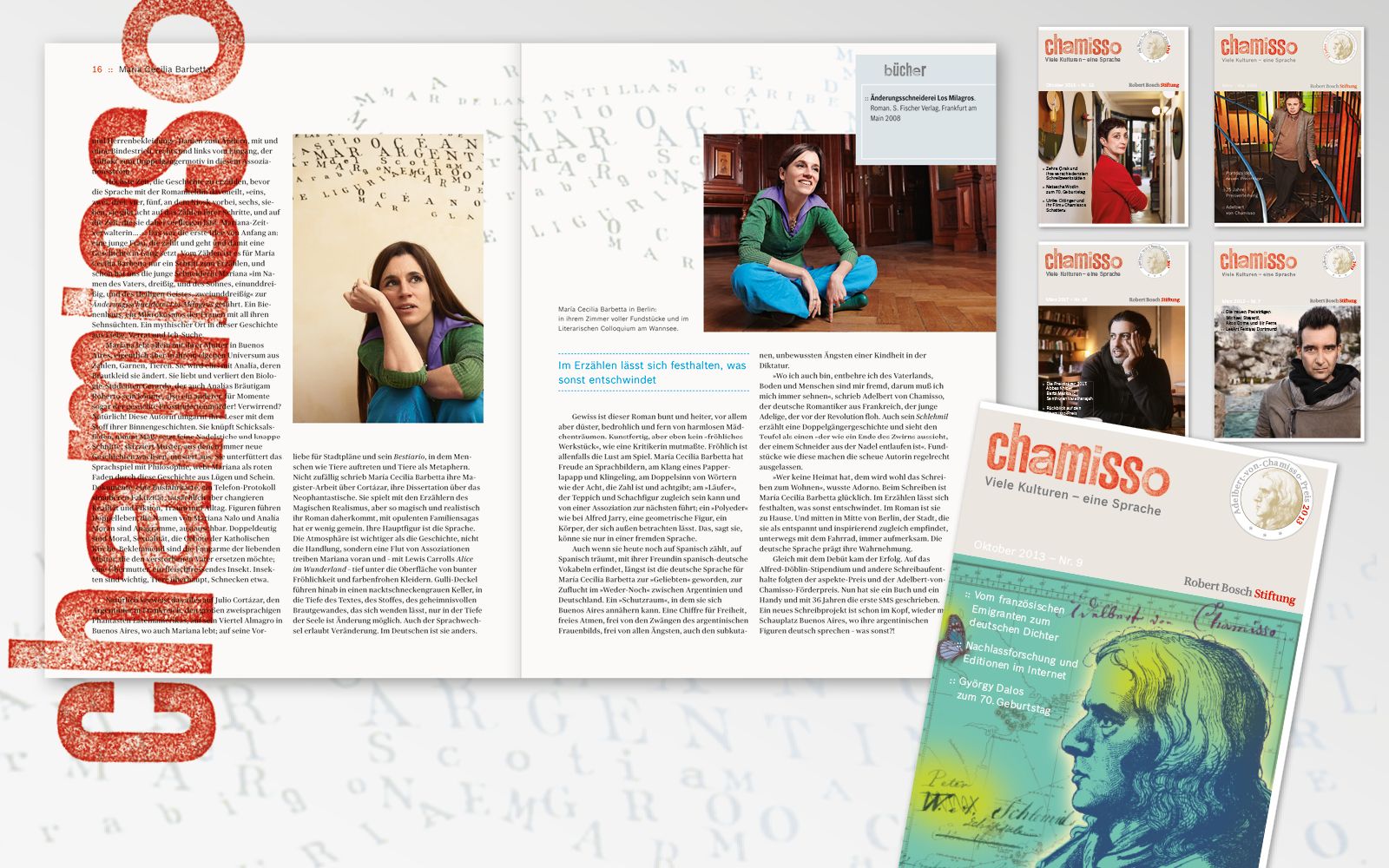 Zeitschriften-Doppelseiten mit Typografie und Infografik, Arbeitsprobe Editorial Design Zeitschriften-Doppelseiten mit Typografie und Infografik, Arbeitsprobe Editorial Design