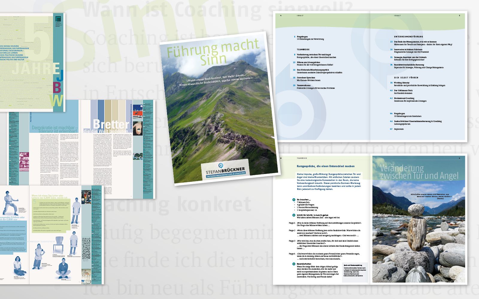 Editorial-Layout mit Bildredaktion und klarer Struktur, Arbeitsprobe Editorial-Layout mit Bildredaktion und klarer Struktur, Arbeitsprobe
